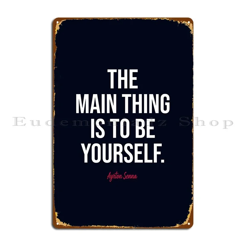 Home Cinema Quotes - Ayrton Senna Quotes Metal Sign Cinema