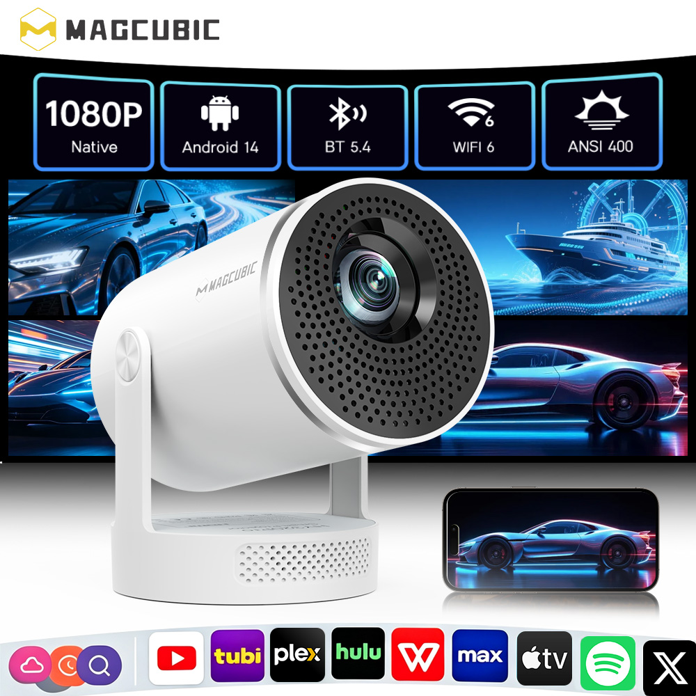 Home Cinema Setup - Magcubic Android 14 Native 1080P 8K
