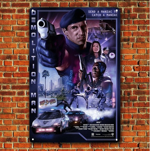 Home Cinema Decor - Demolition Man Movie Metal Poster Wall
