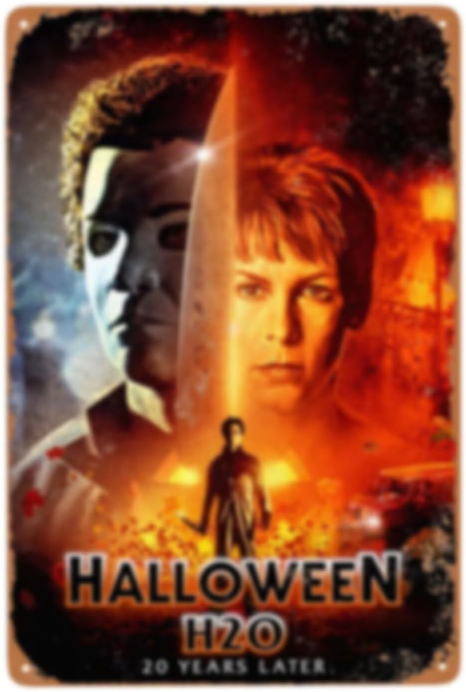Home Cinema Movies - Vintage Movie Tin Signs Halloween Movie