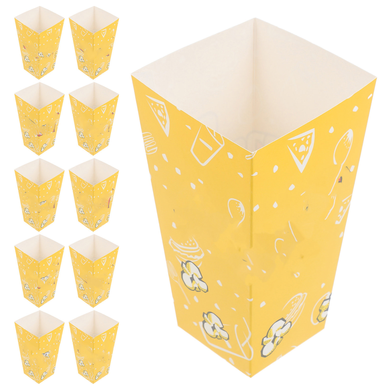 Home Cinema Today - 50Pcs Popcorn Box Paper Popcorn Boxes