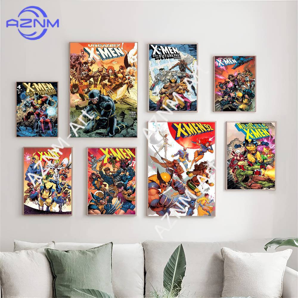 Home Cinema Decor - 1PC M-Marvel X-X-Men Anime Movie Vintage