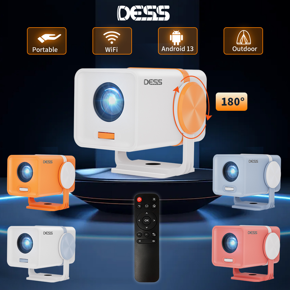 Home Cinema Setup - DESS Projector Android 13 Dual Band