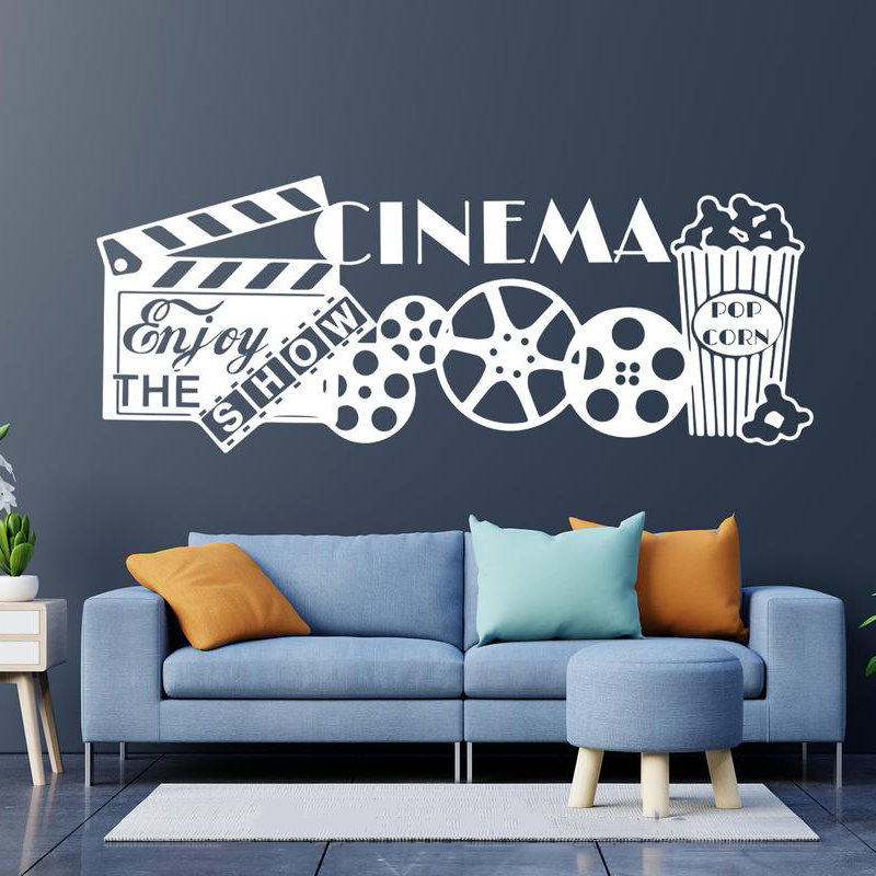 Home Cinema Quotes - Theater Room Decor Home Cinema Vinyl