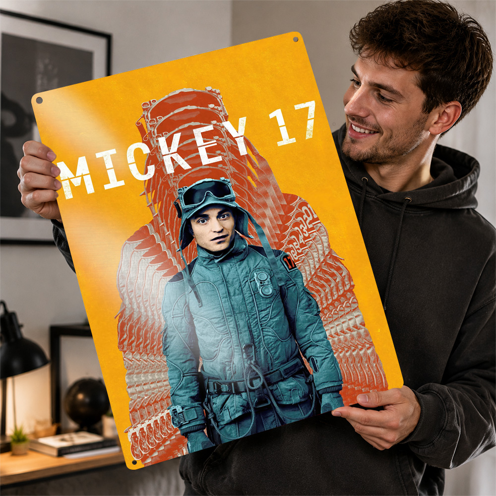 Home Cinema Movies - Mickey 17 Movie Metal Poster Cinema