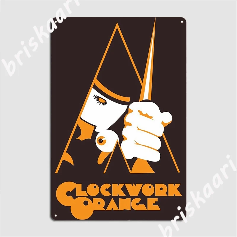 Home.Cinema Orange - Clockwork Orange Metal Signs Cinema Kitchen