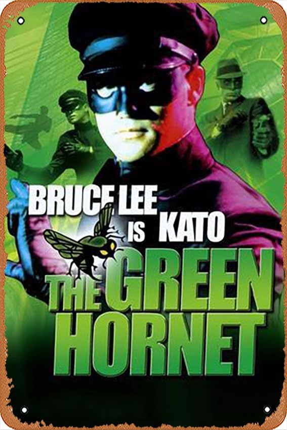 Home Cinema Decor - Metal Tin Sign - The Green
