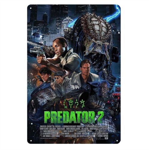 Home Cinema Decor - Predator 2 Movie Metal Poster Tin
