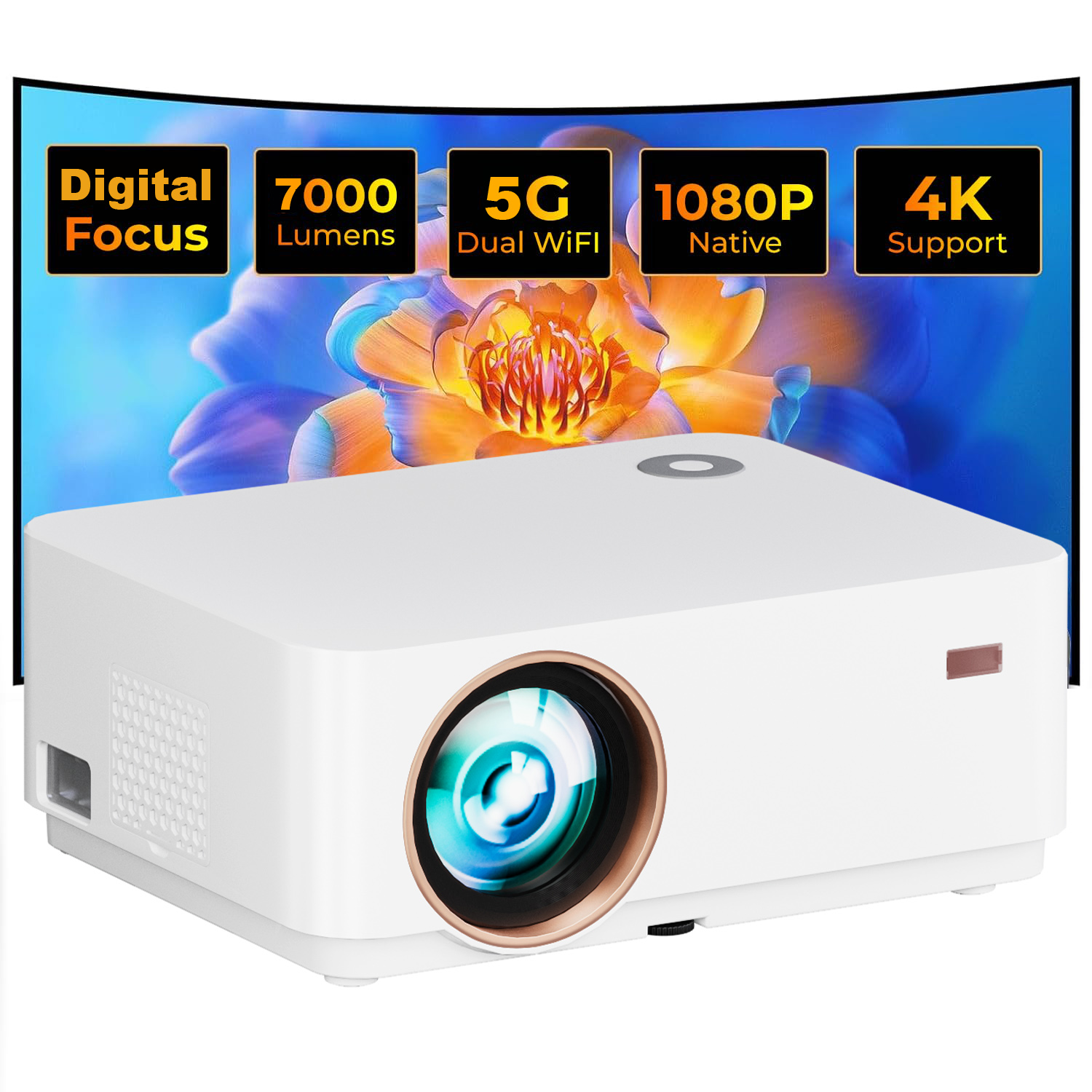 Home Cinema Setup - WZATCO D5A 1080P Digital Focus Full