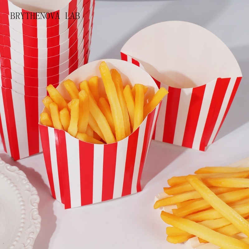 50pcs Striped Disposable Party - Home Cinema Today 评论和价格
