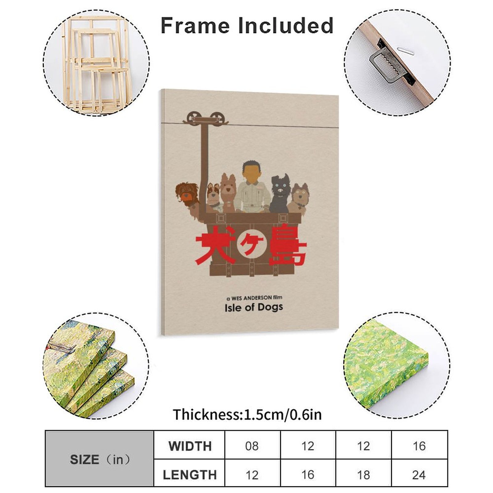 Wes Anderson Isle Of Dogs Movi - Home Cinema Movies 评论和价格