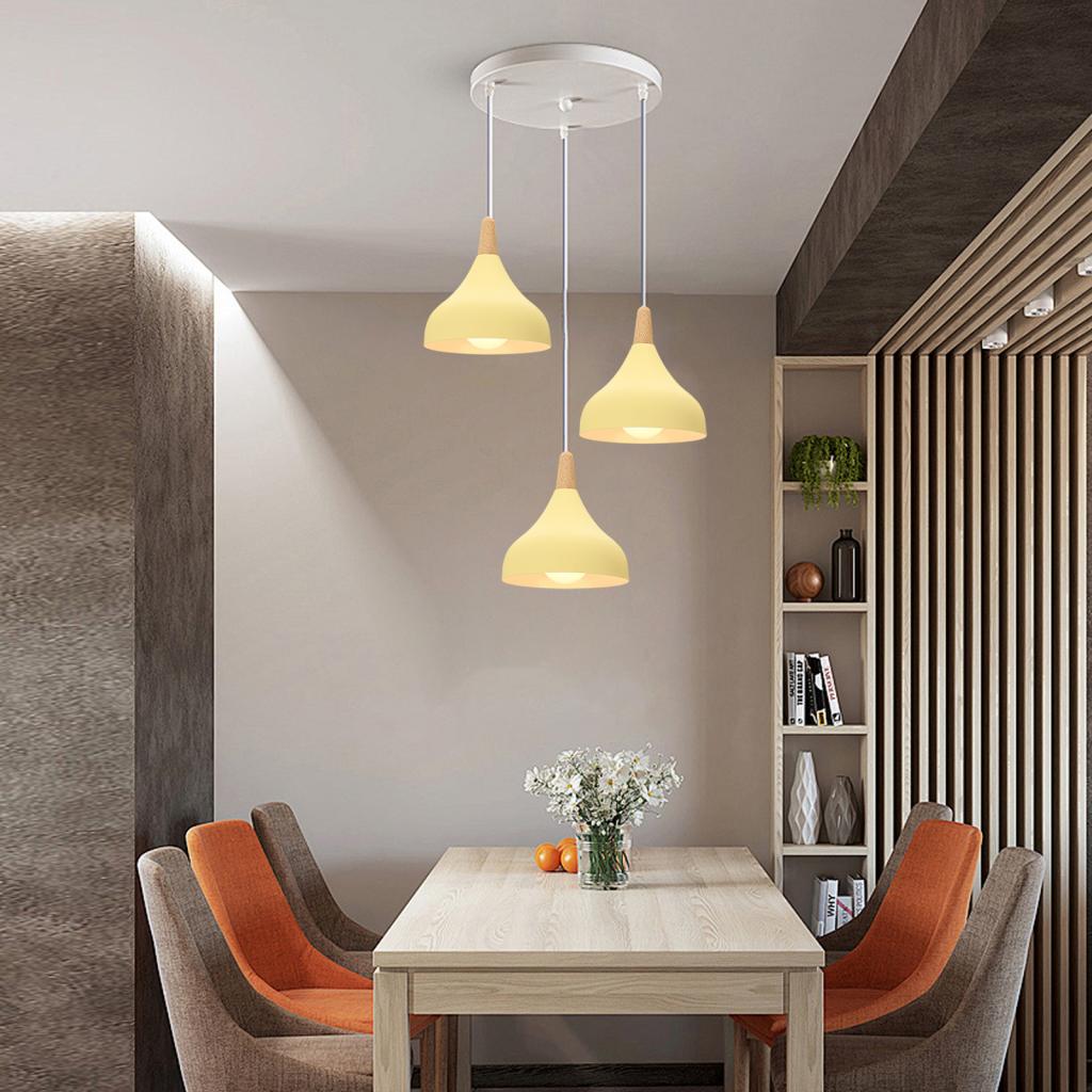 Nordic Wood LED Pendant Lights - Home Cinema Glasses 评论和价格