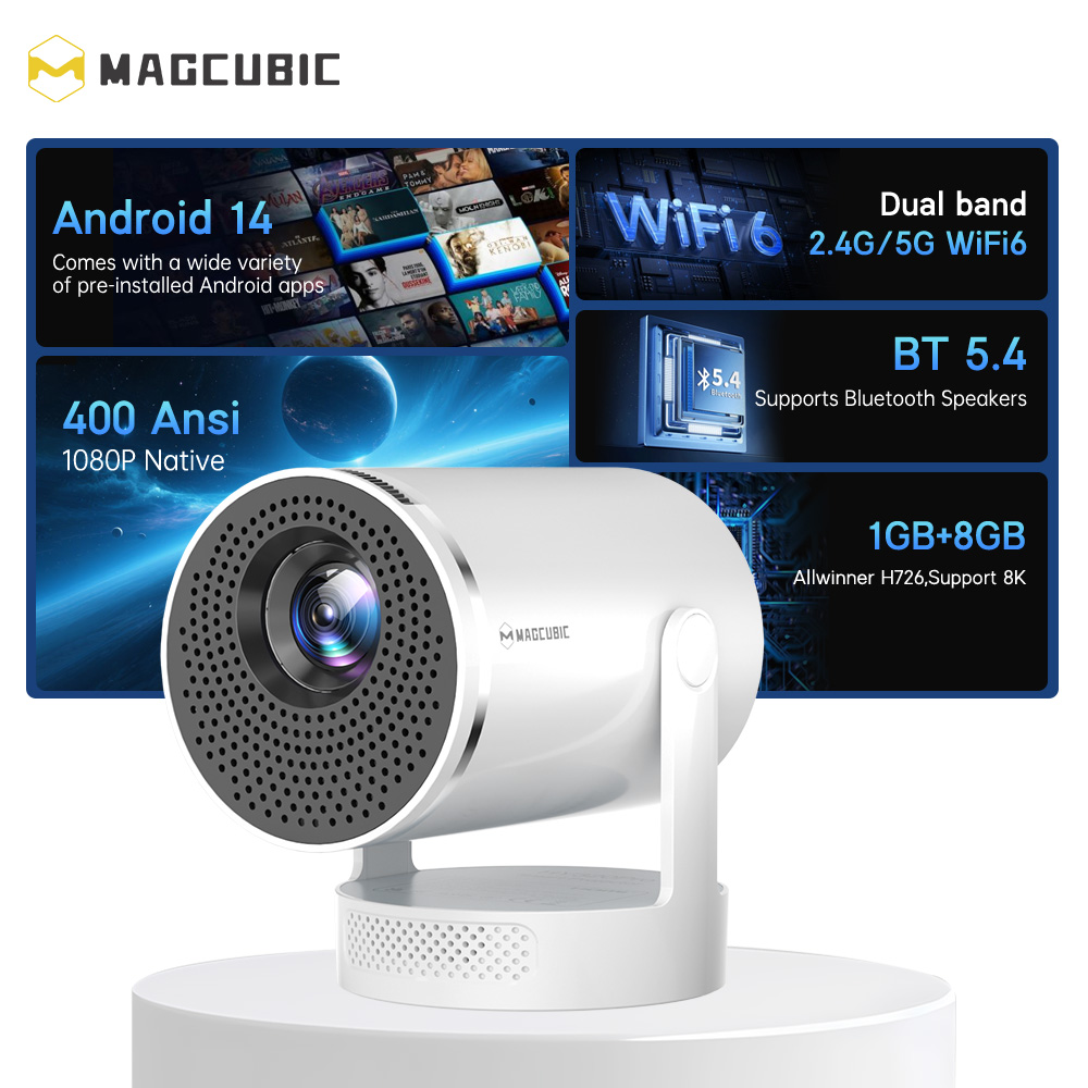 Magcubic Android 14 Native 108 - Home Cinema Setup 评论和价格