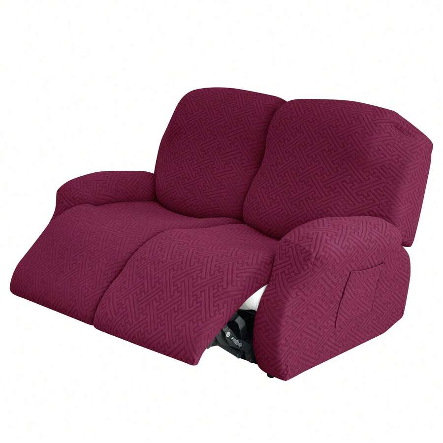Split Jacquard Recliner Cover  - Recliner Sofa Cover 评论和价格
