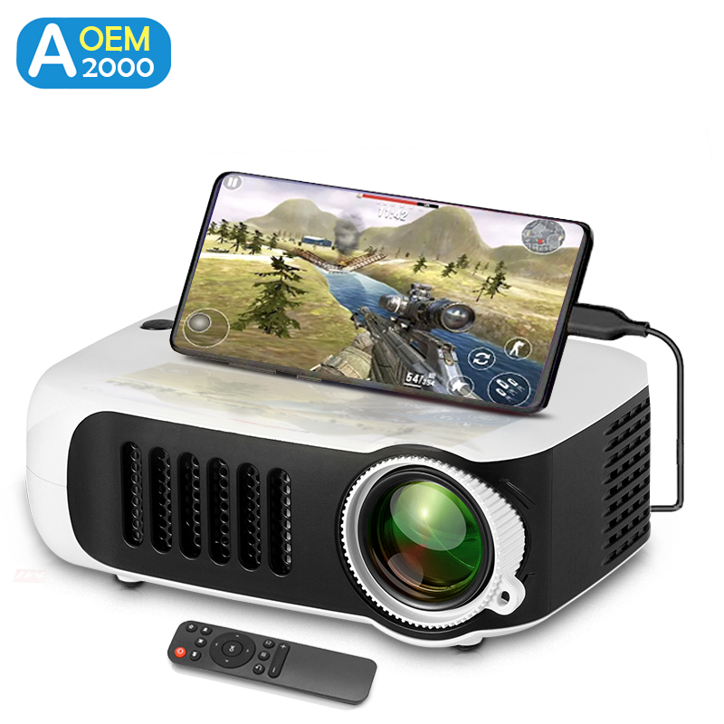 A2000 Mini Projector Portable  - Home Cinema Setup 评论和价格