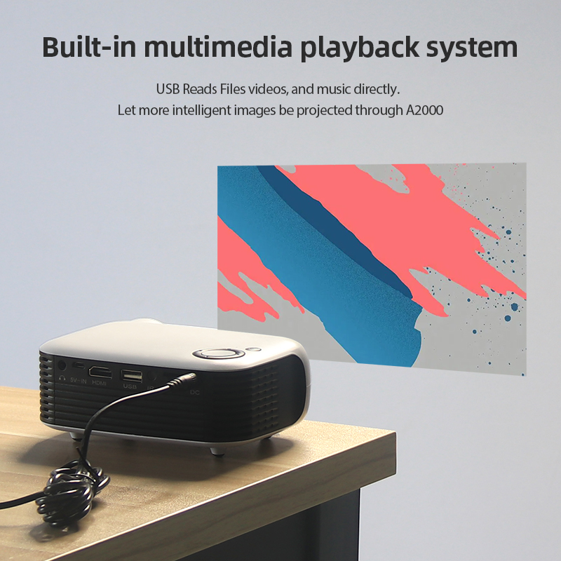 A2000 Mini Projector Portable  - Home Cinema Setup 评论和价格