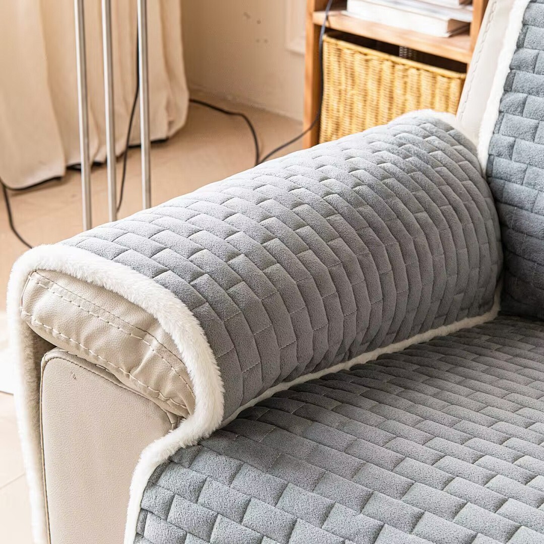 Non-Slip Sofa Cushion Flannel  - Recliner Sofa Cover 评论和价格