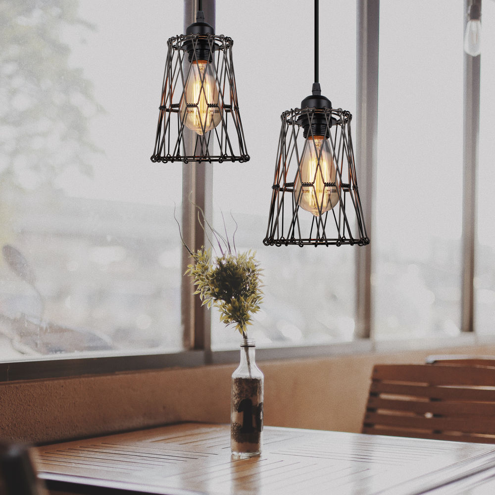 Vintage Pendant Light Metal La - Home Cinema Glasses 评论和价格