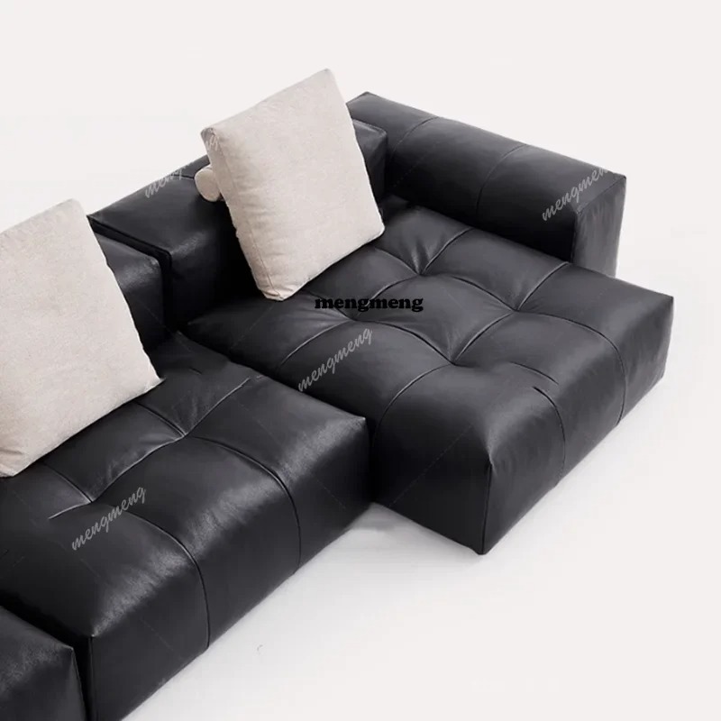 Nordic Leather Compressed Sofa - Home Cinema Room Design 评论和价格