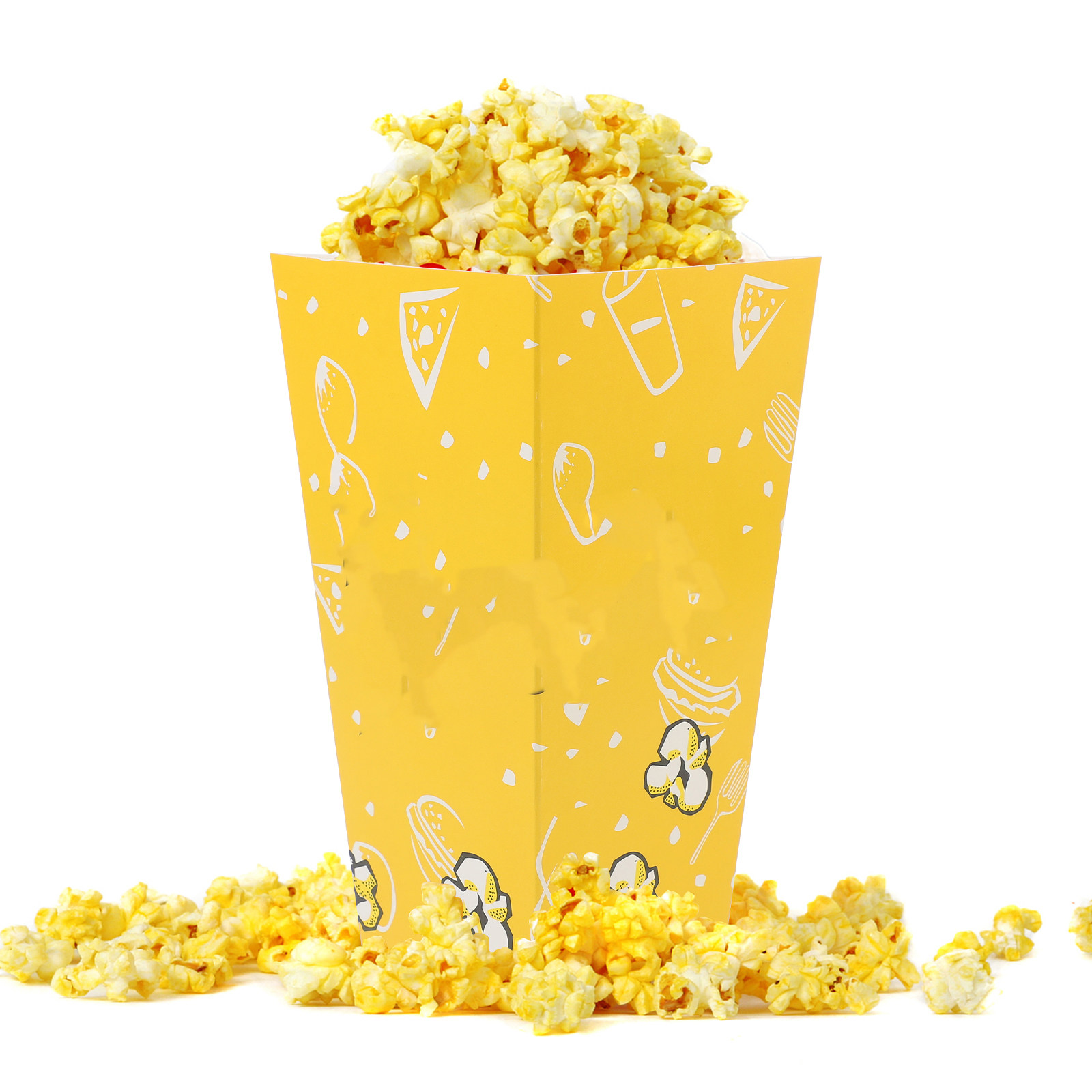 50Pcs Popcorn Box Paper Popcor - Home Cinema Today 评论和价格