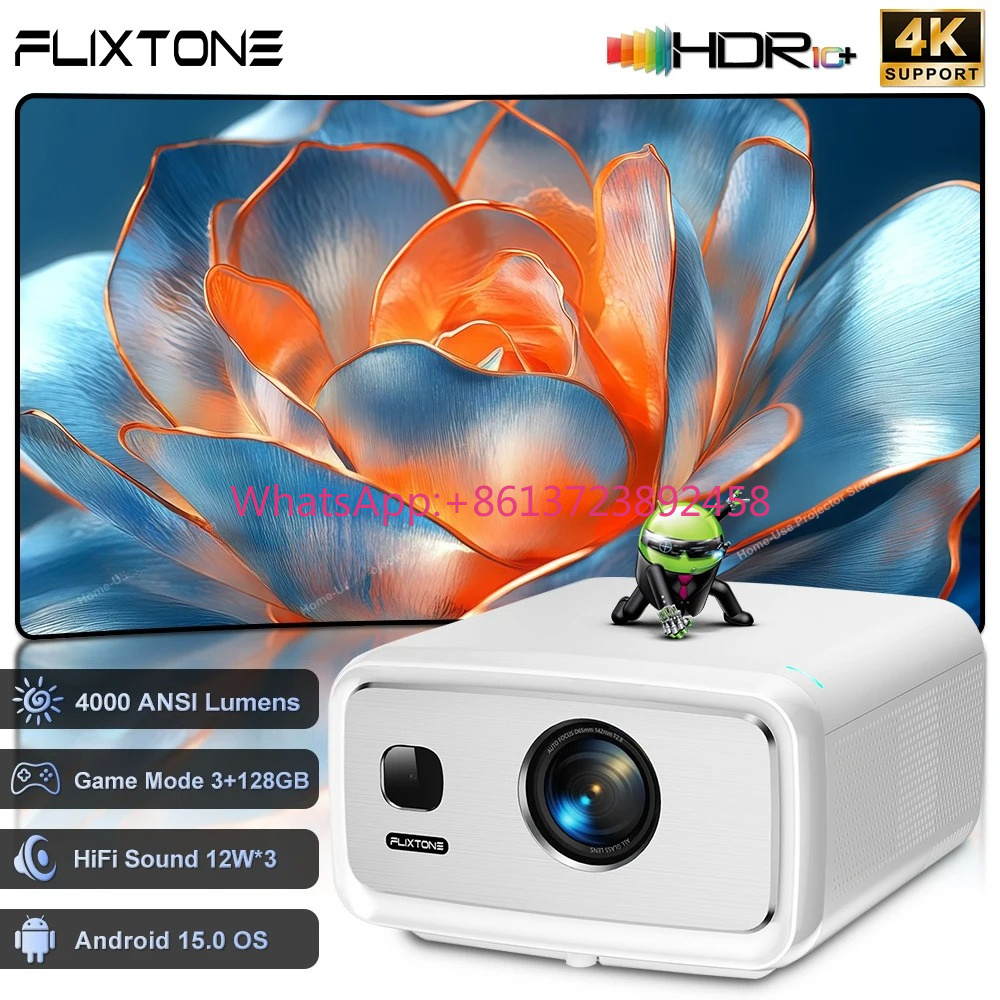 FlixTone D10S 4000 ANSI Full H - Home Cinema Movies 评论和价格
