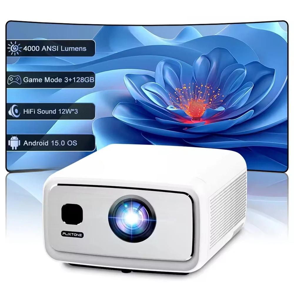 FlixTone D10S 4000 ANSI Full H - Home Cinema Movies 评论和价格