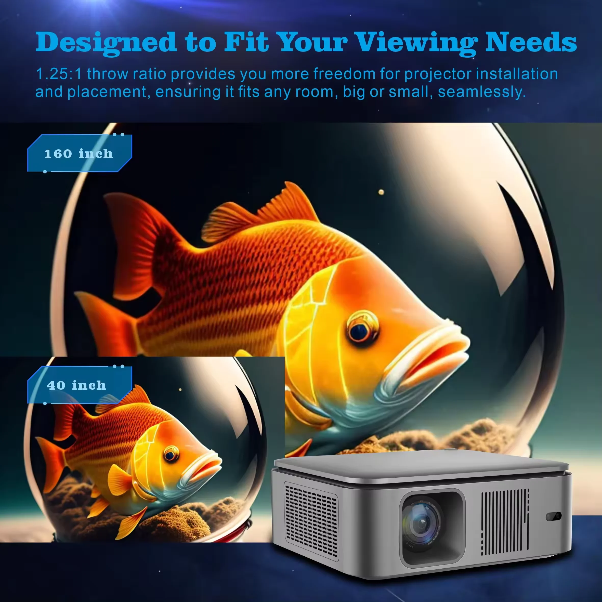 New HD 1080P Projector HY450 f - Home Cinema Movies 评论和价格