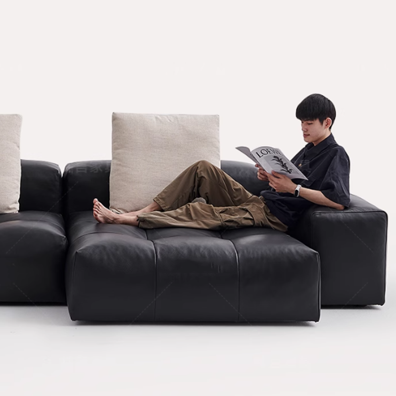 Nordic Leather Compressed Sofa - Home Cinema Room Design 评论和价格