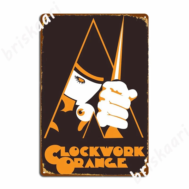 Clockwork Orange Metal Signs C - Home.Cinema Orange 评论和价格