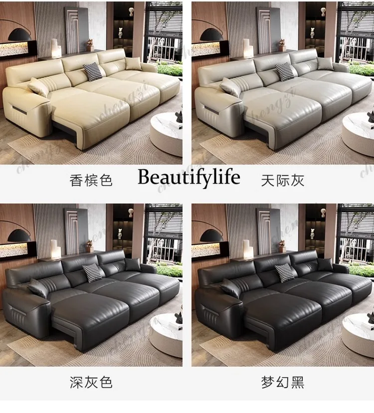 03 A68 Genuine Leather Living  - Home Cinema Room Design 评论和价格