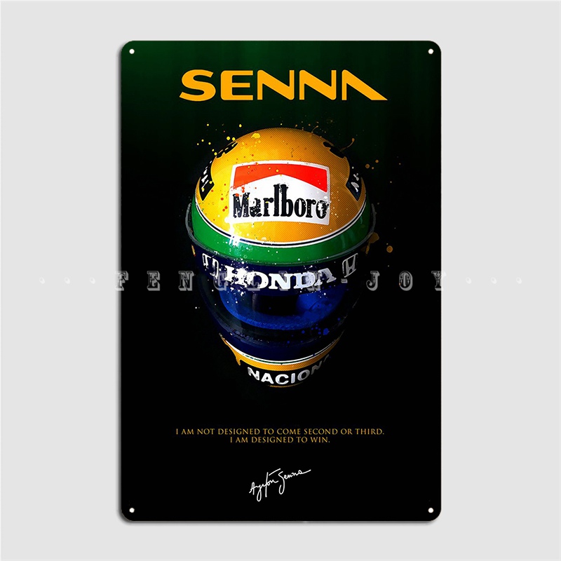 Senna Quote Minimalist Metal P - Home Cinema Quotes 评论和价格