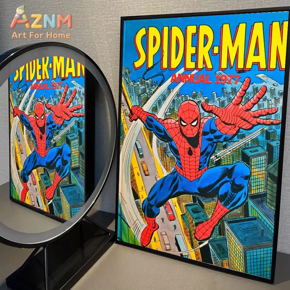 Marvel Movie SpiderMan Wall Ar - Home Cinema Decor 评论和价格